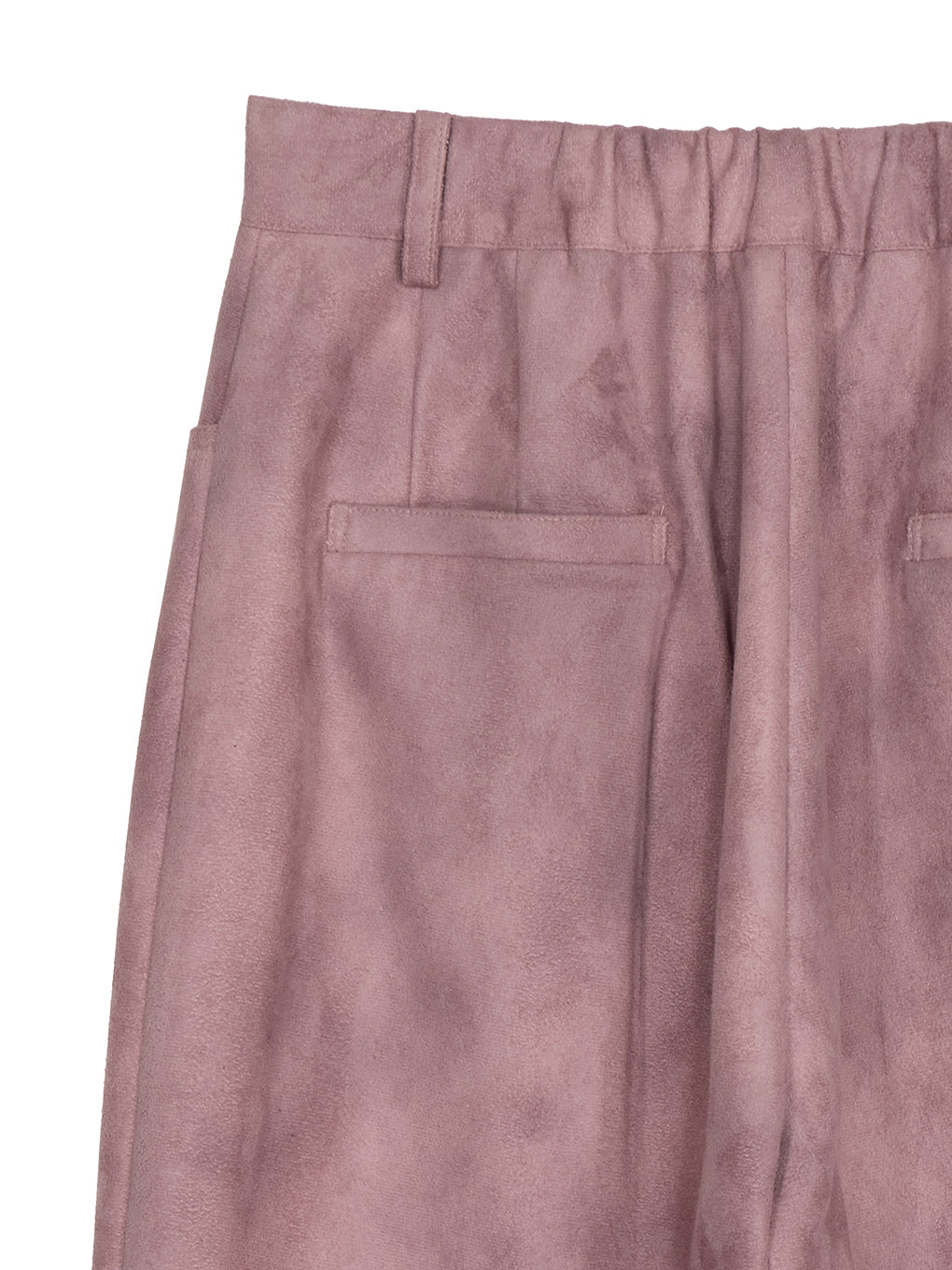 SYNTHETIC SUEDE EMBROIDERY PANTS