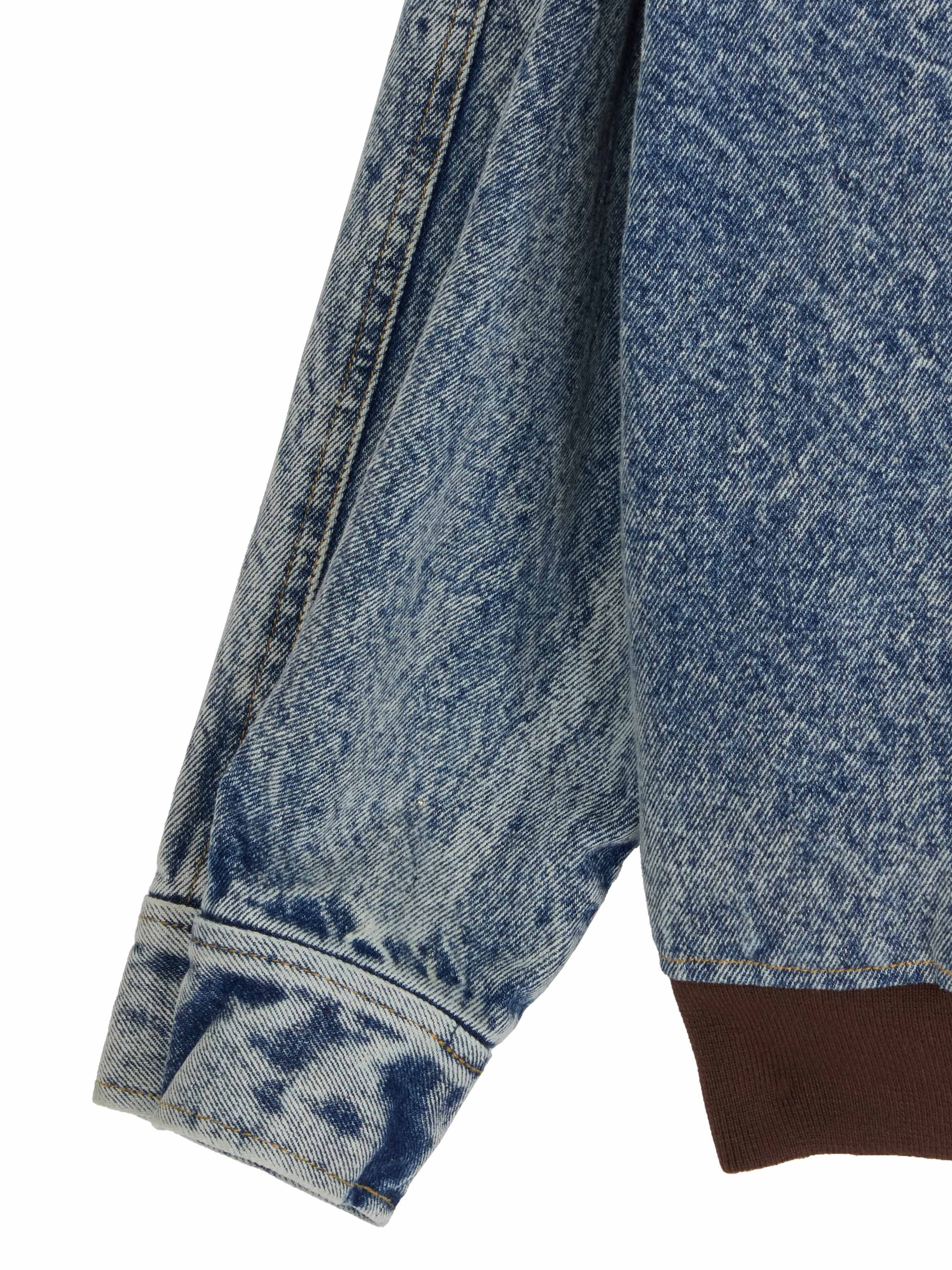 RIB MIX DENIM BLOUSON