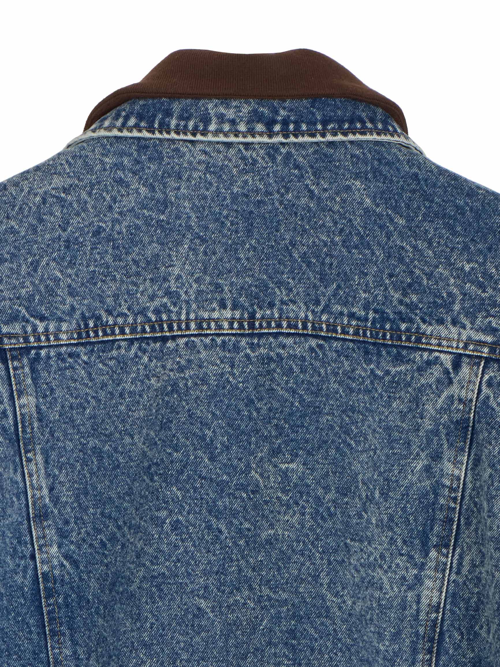 RIB MIX DENIM BLOUSON