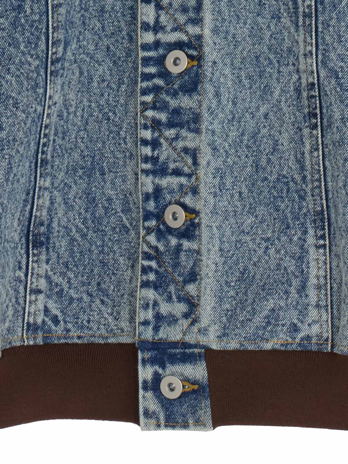 RIB MIX DENIM BLOUSON