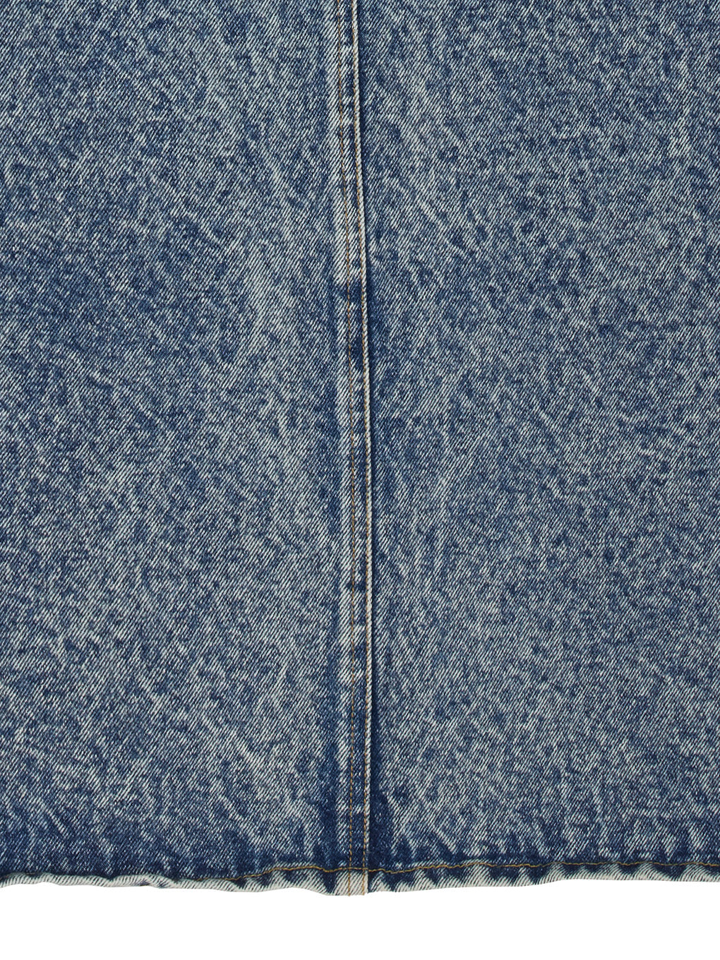RIB MIX DENIM SKIRT