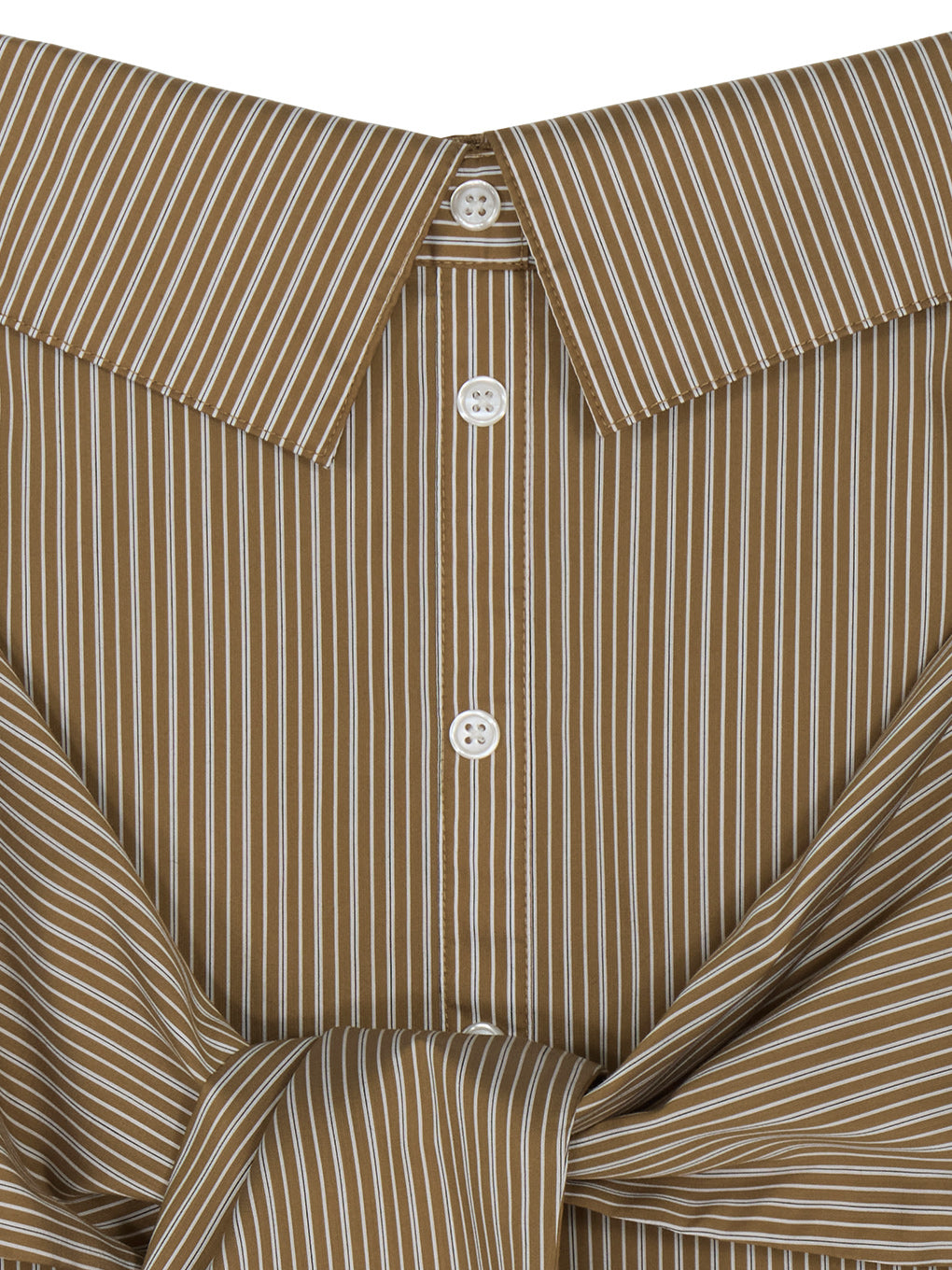 STRIPE SHIRT DETAIL MINI SKIRT