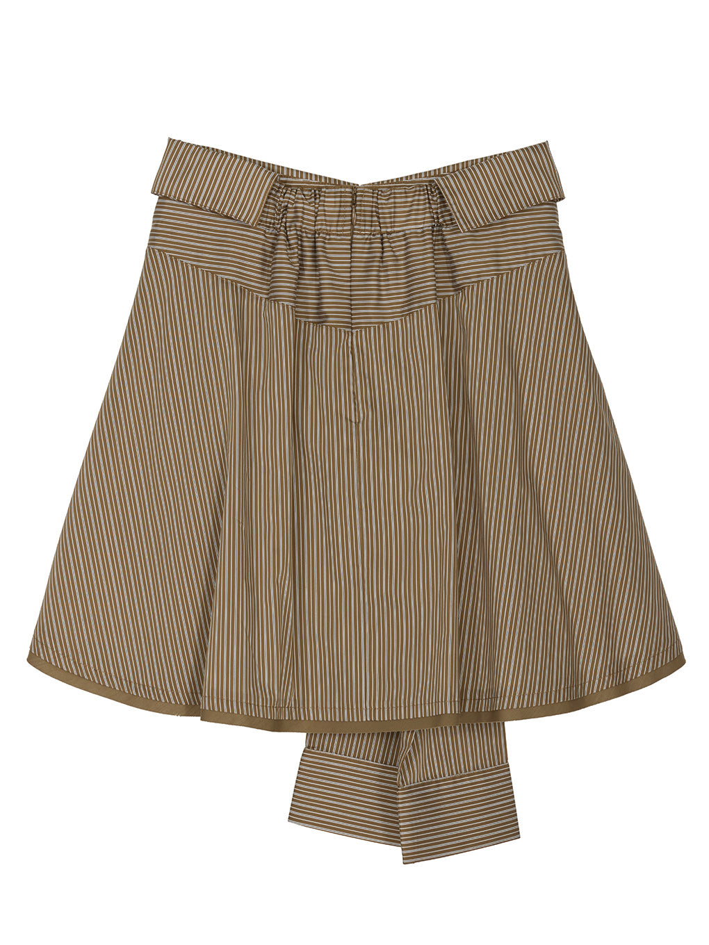 STRIPE SHIRT DETAIL MINI SKIRT
