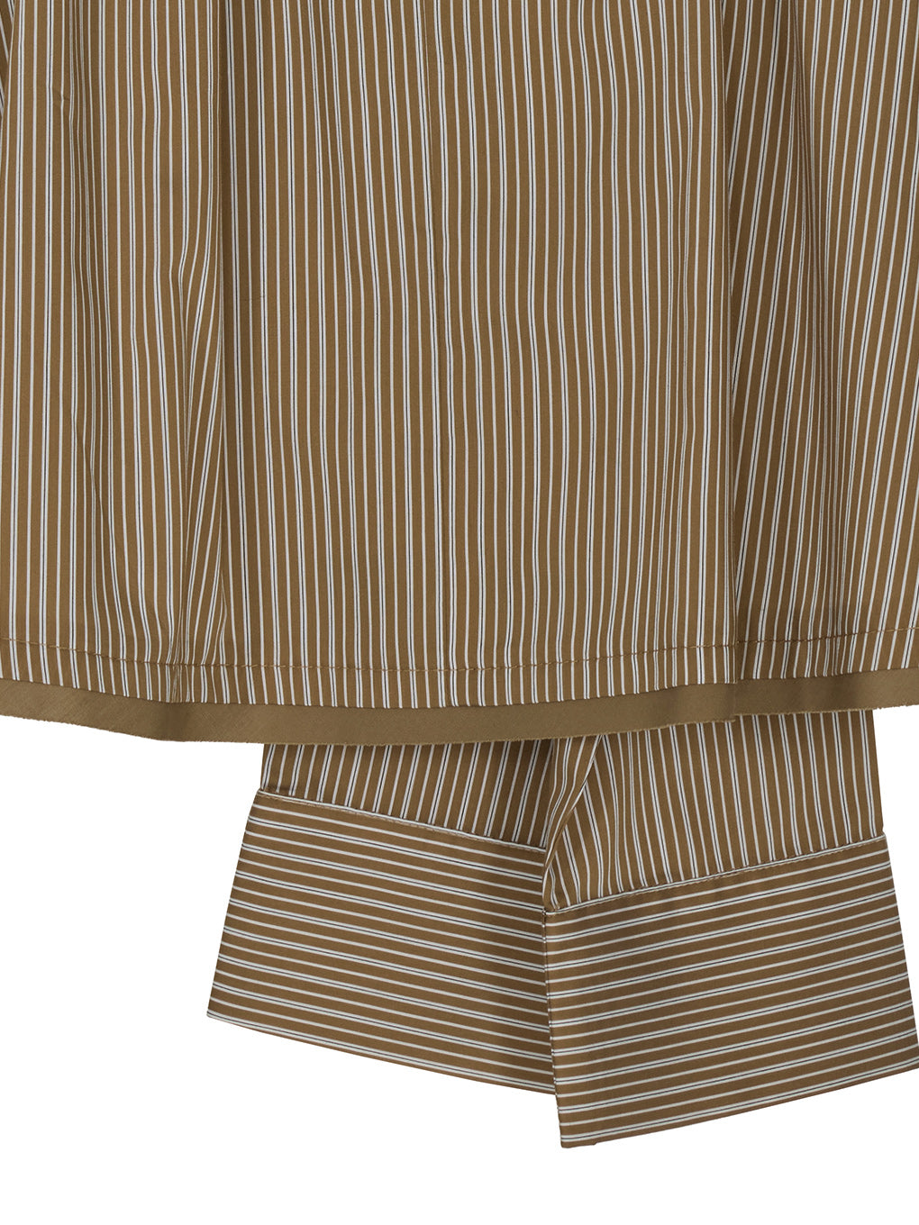 STRIPE SHIRT DETAIL MINI SKIRT