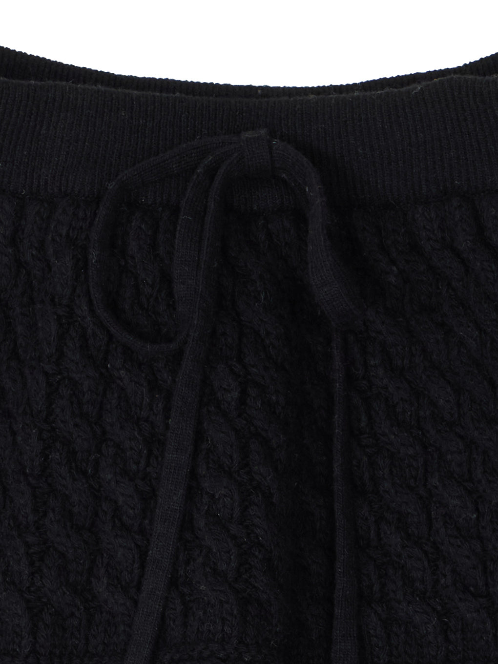 CABLE KNIT MINI SKIRT