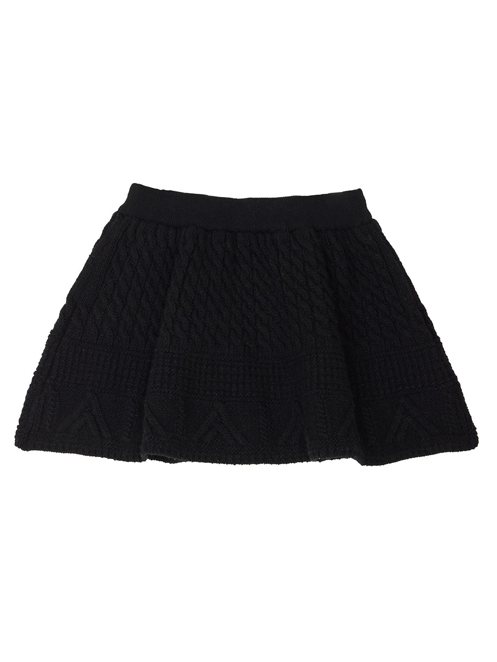 CABLE KNIT MINI SKIRT