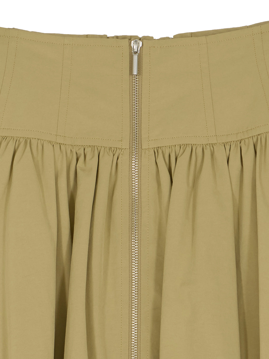 HIGH WAIST BALLOON SLIT SKIRT