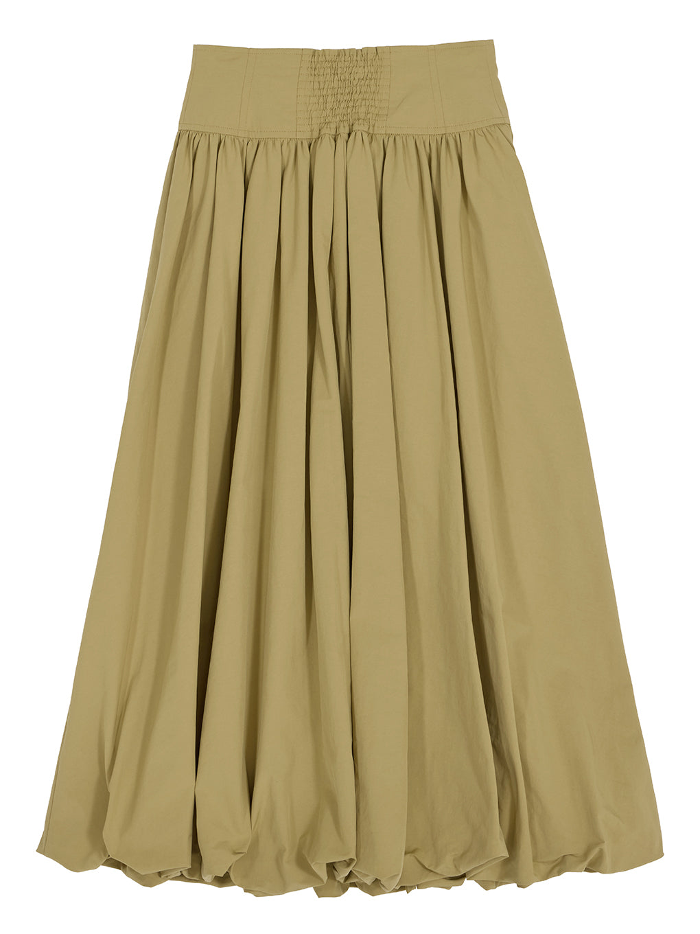 HIGH WAIST BALLOON SLIT SKIRT