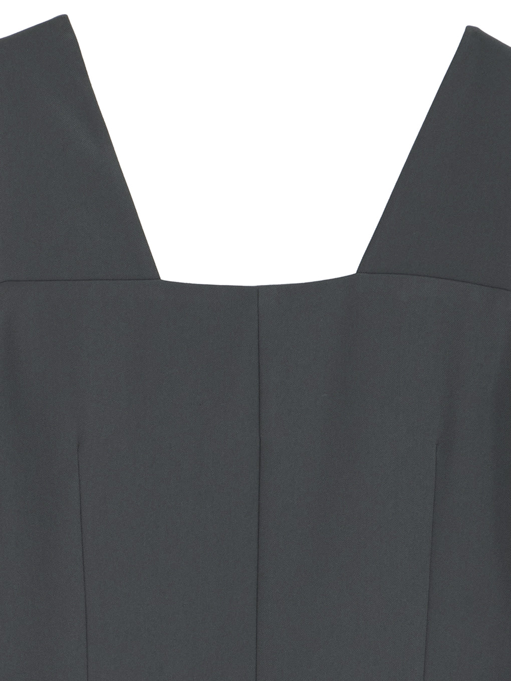 SQUARE NECK LADY LIKE PLEATS TOP