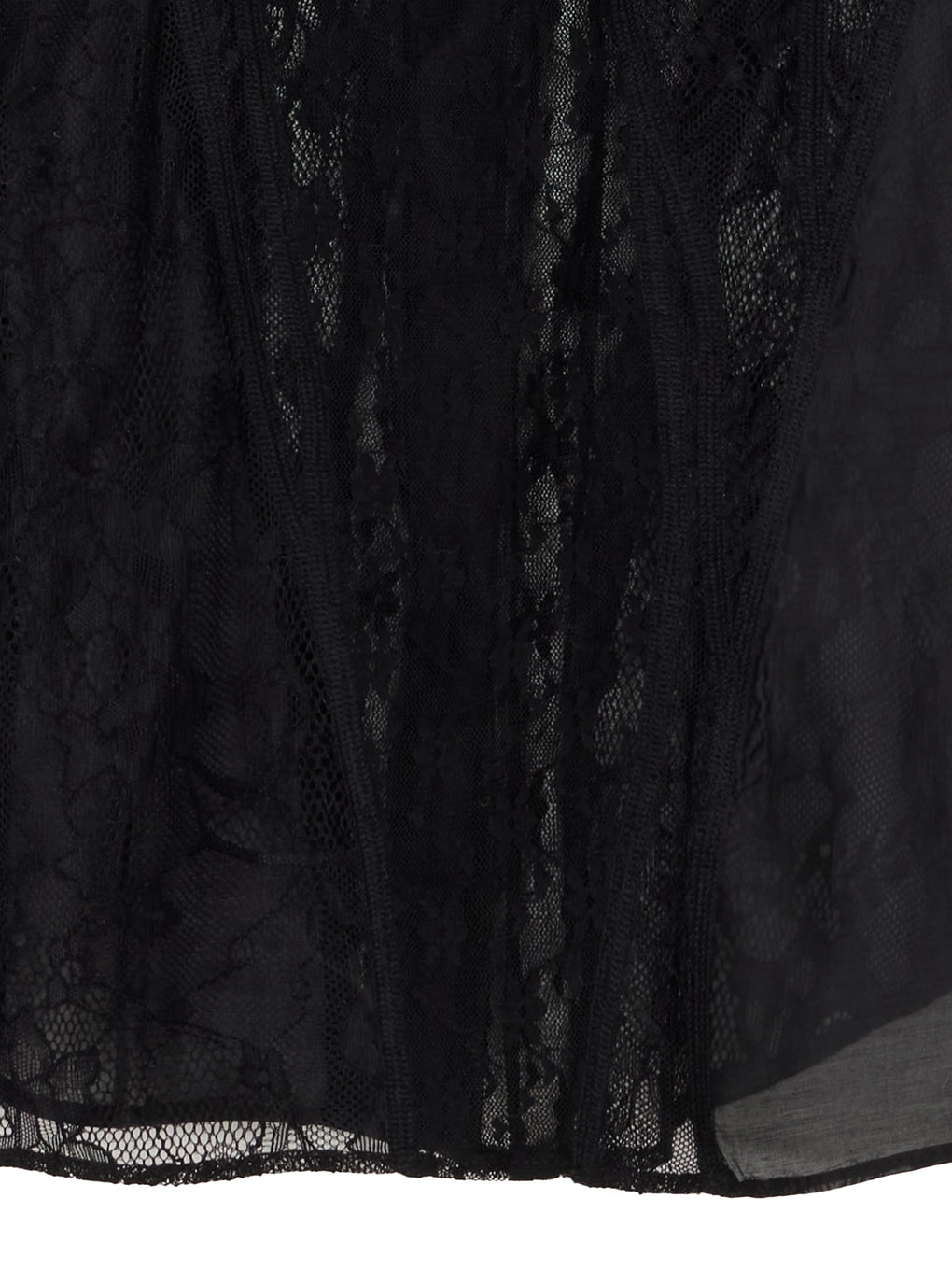LACE WAVE PATCHWORK SHIRT