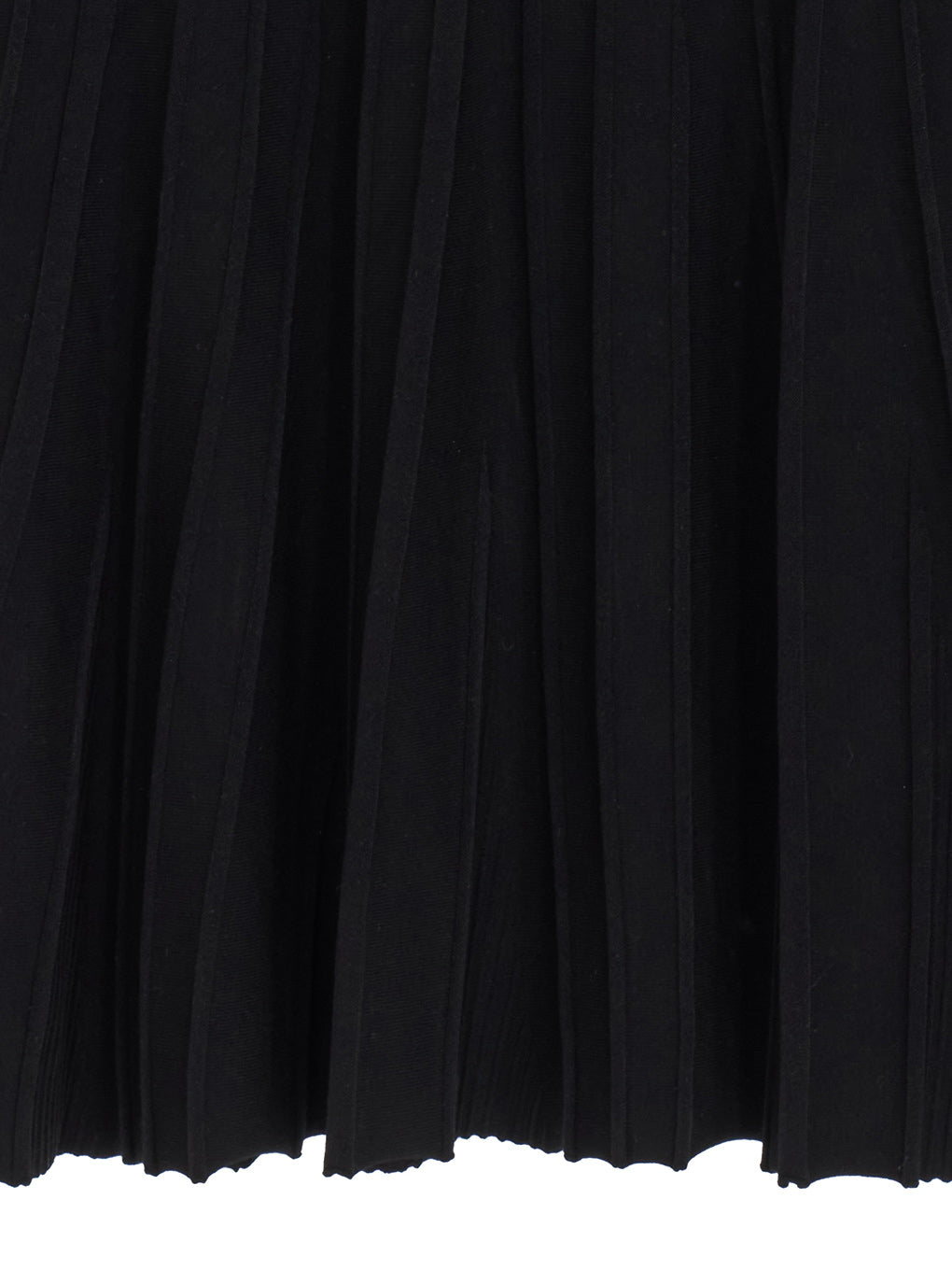 PLEATS CORSET KNIT SKIRT