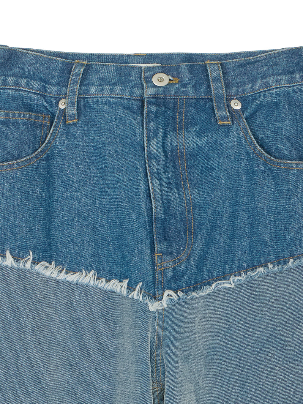 FLOCKY SWITCHING DENIM PANTS