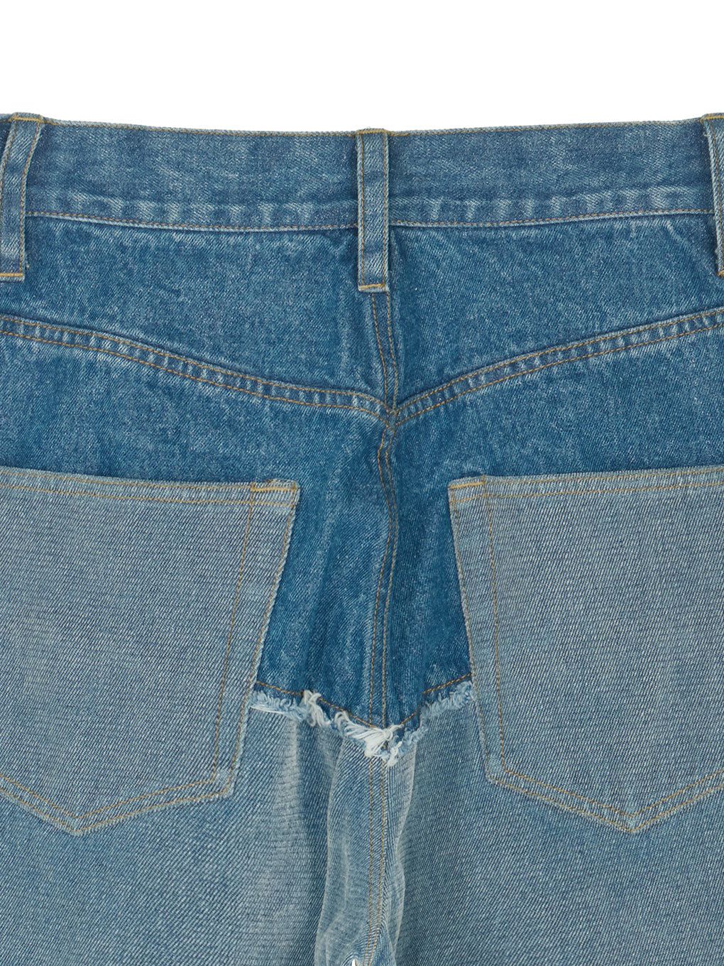 FLOCKY SWITCHING DENIM PANTS