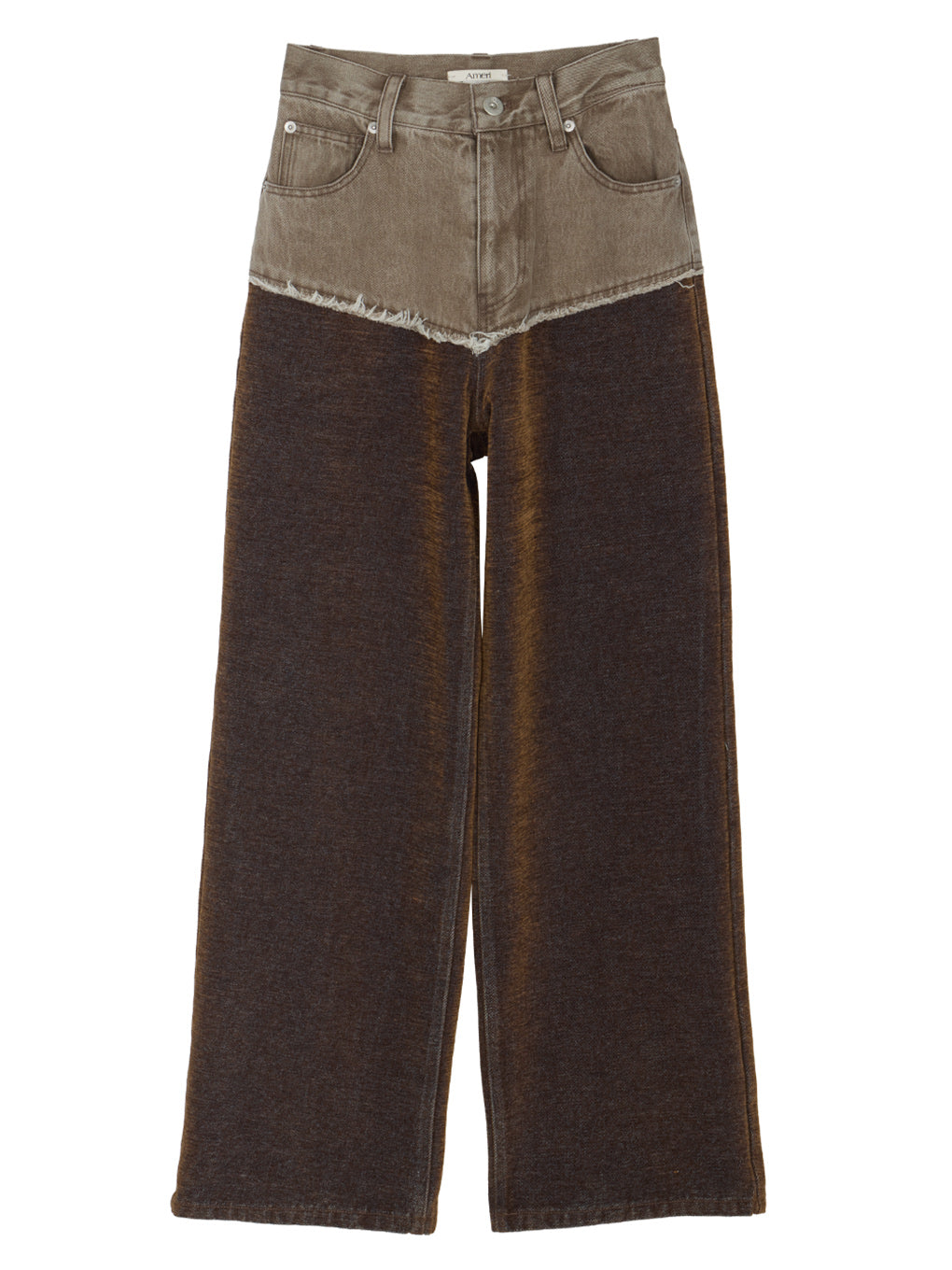 FLOCKY SWITCHING DENIM PANTS