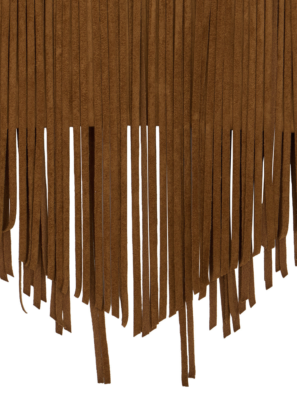 WESTERN FRINGE SYNTHETIC SUEDE VEST