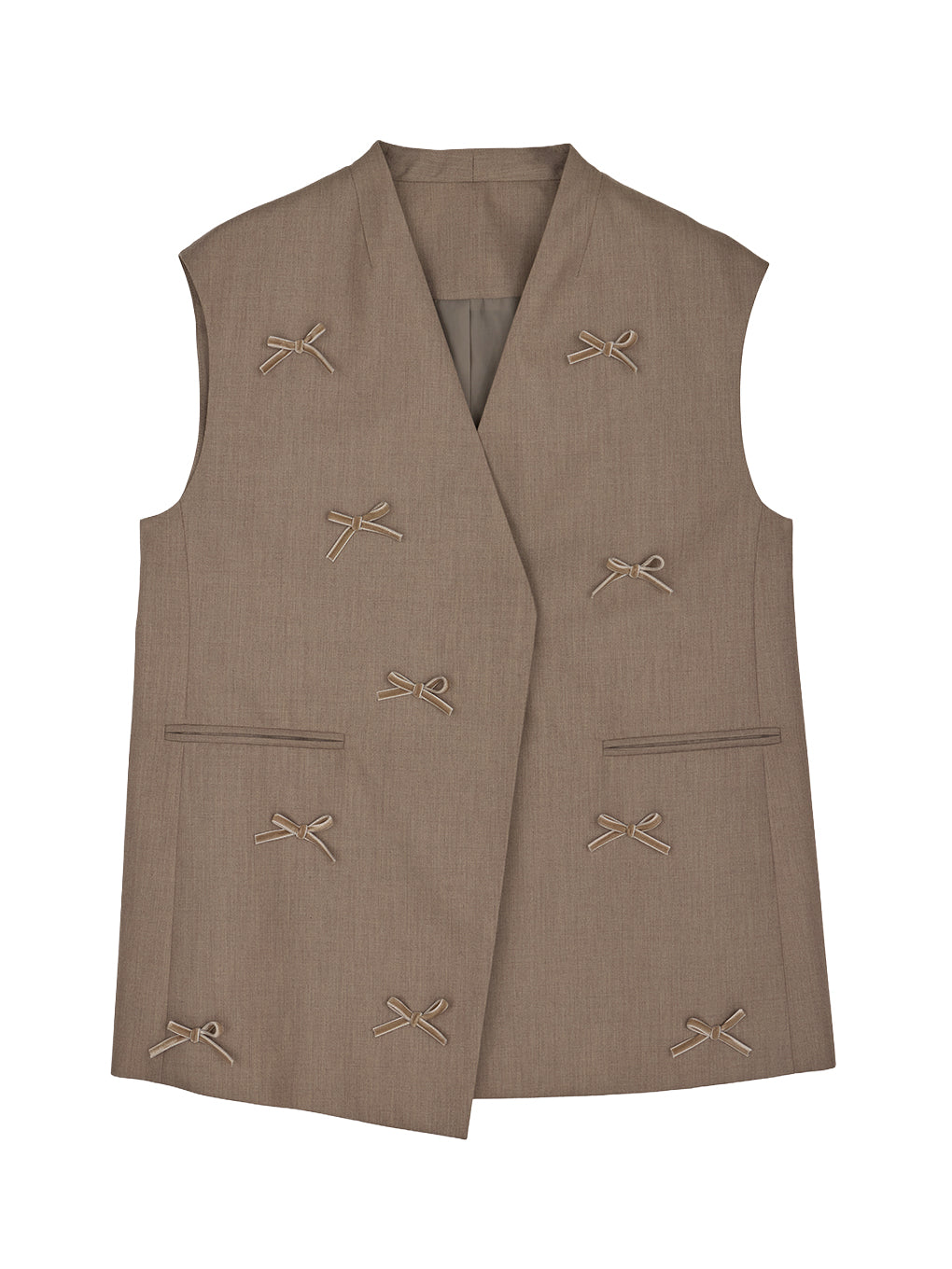RIBBON SCATTERED VEST