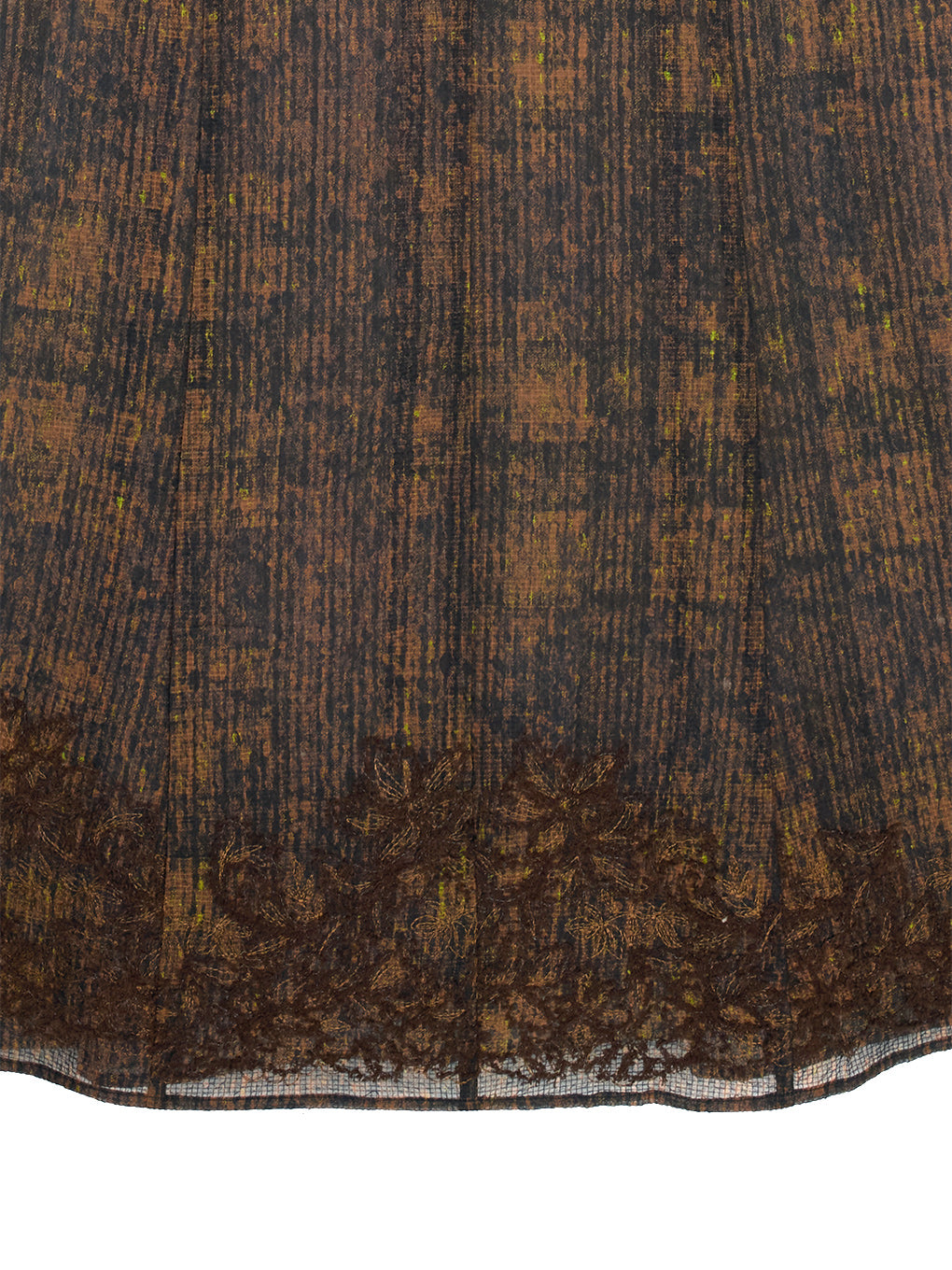 VINTAGE CHECK EMBROIDERY LONG CAMISOLE