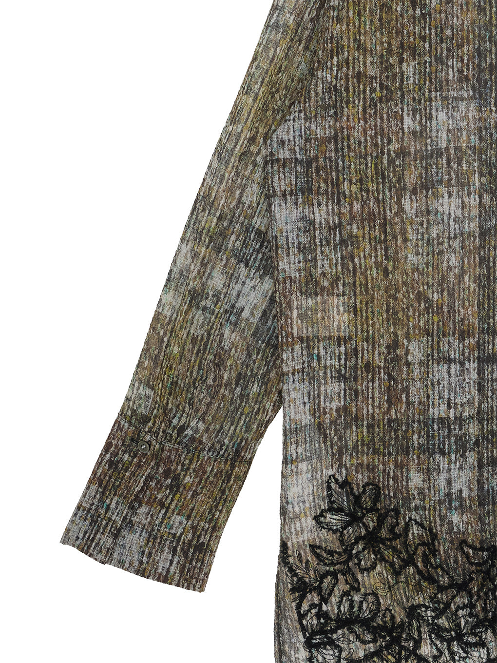 VINTAGE CHECK EMBROIDERY SHIRT