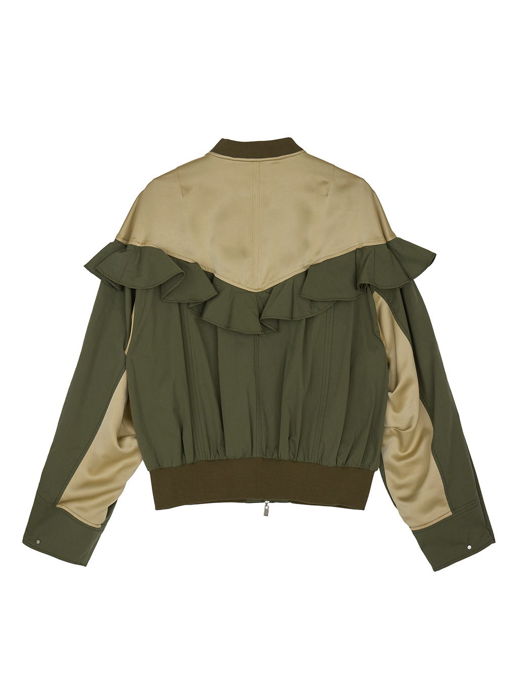 MILITARY NYLON FRILL BLOUSON