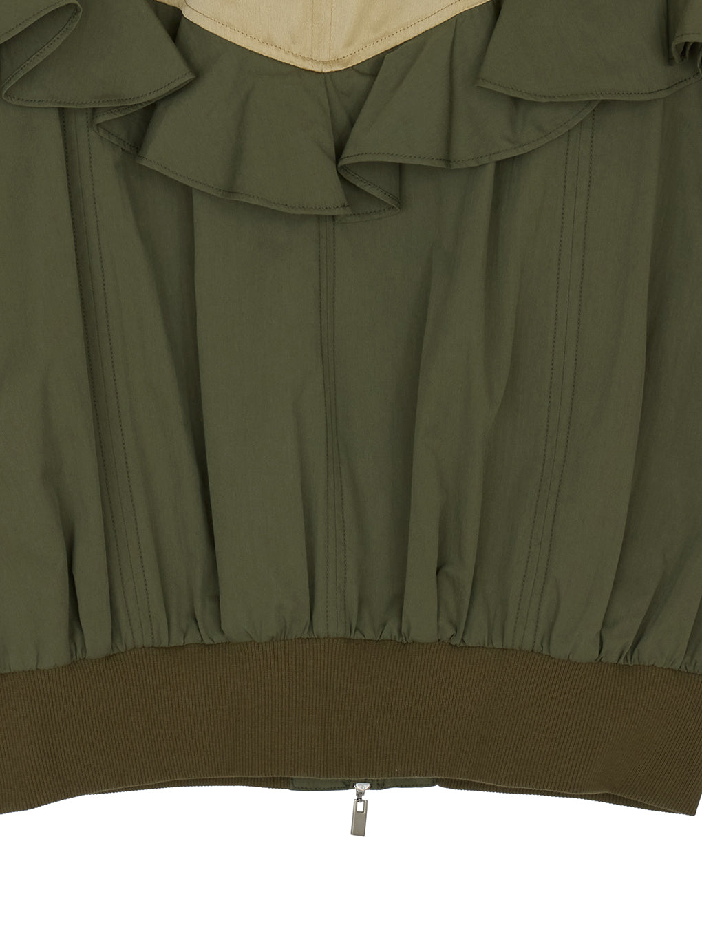 MILITARY NYLON FRILL BLOUSON
