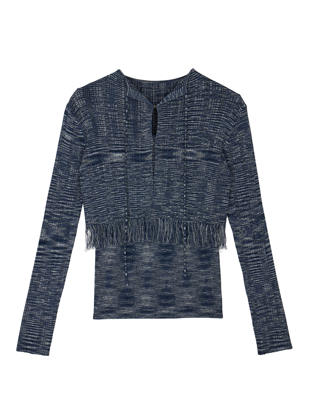 FRINGE CARDIGAN WITH CAMISOLE