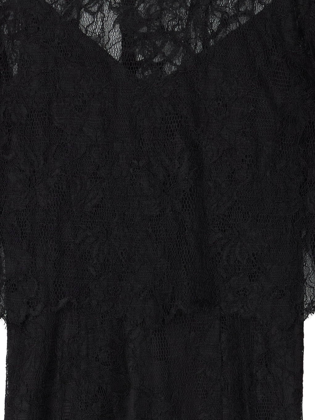 RASCHEL LACE LAYERED DRESS