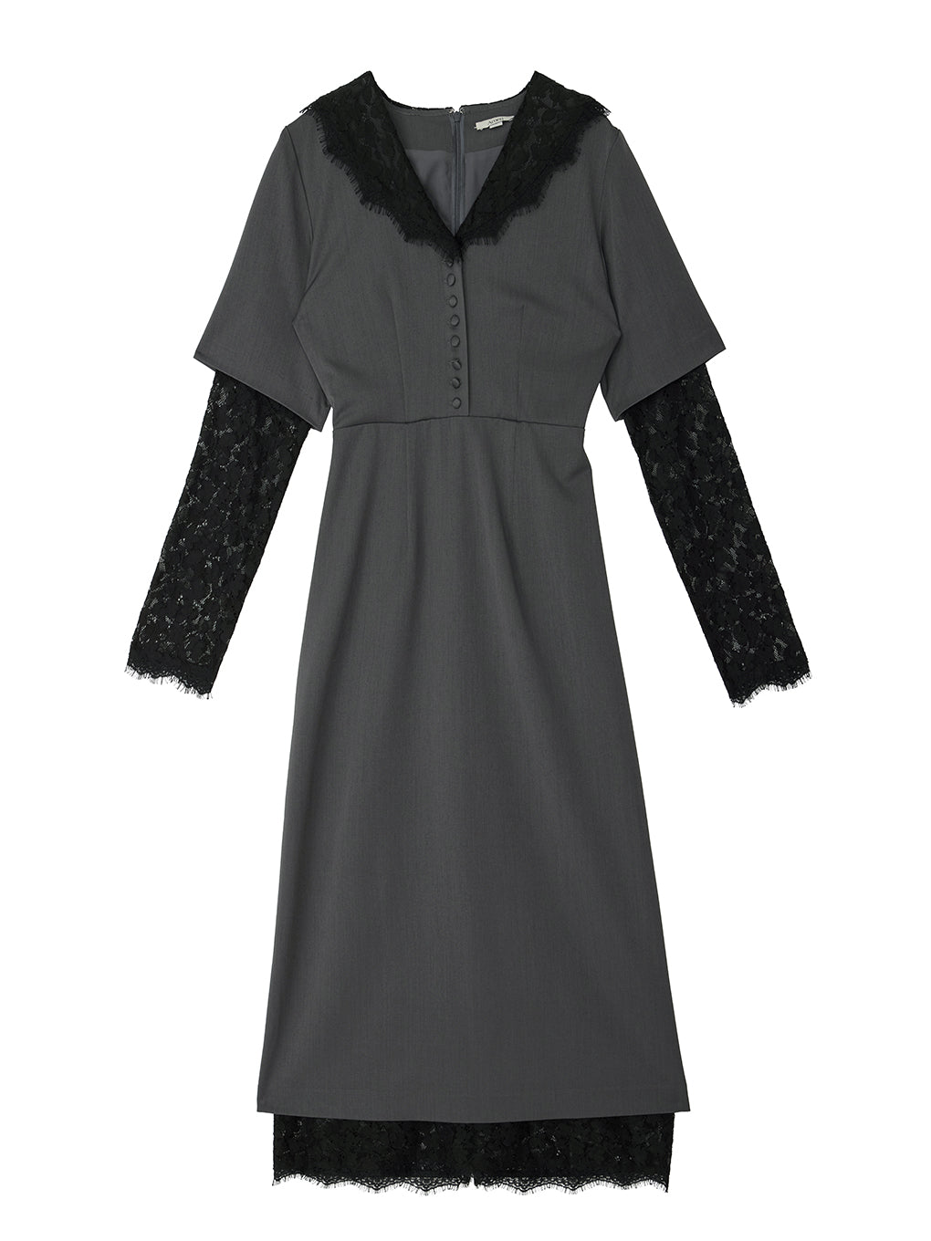 LACE LAYERED LIKE DRESS