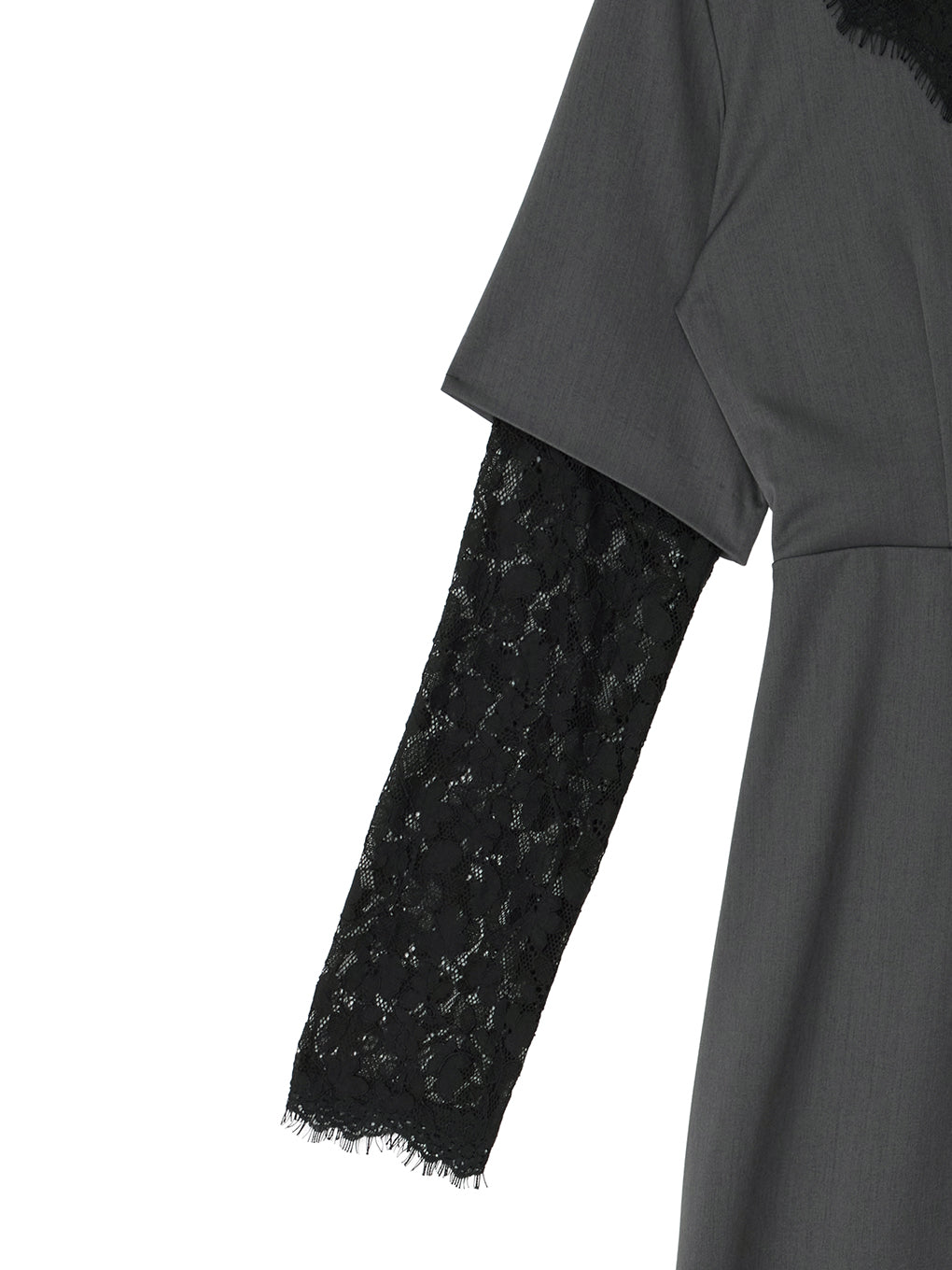 LACE LAYERED LIKE DRESS