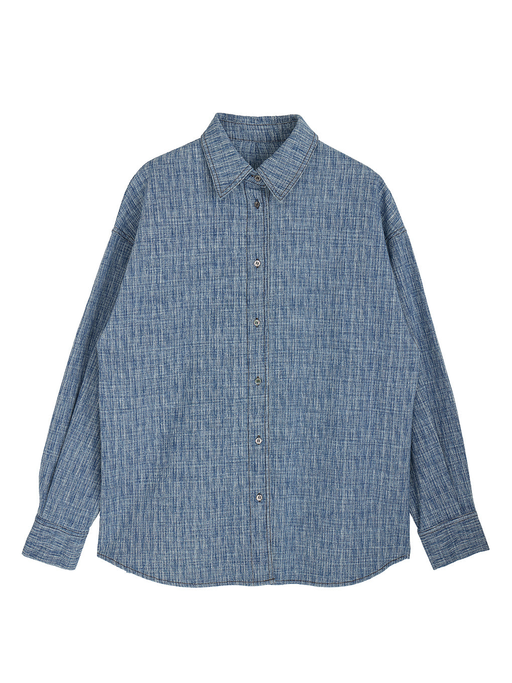 BUSTIER SET OVER DENIM HICKORY SHIRT