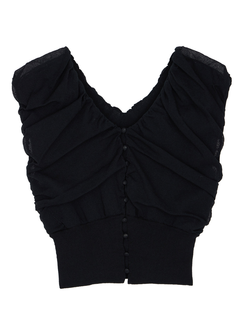 2WAY FULL GATHER KNIT BLOUSE