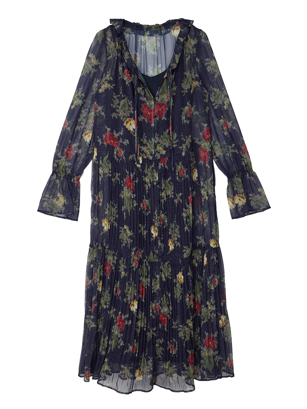 IVY MAJOLICA PLEAT DRESS