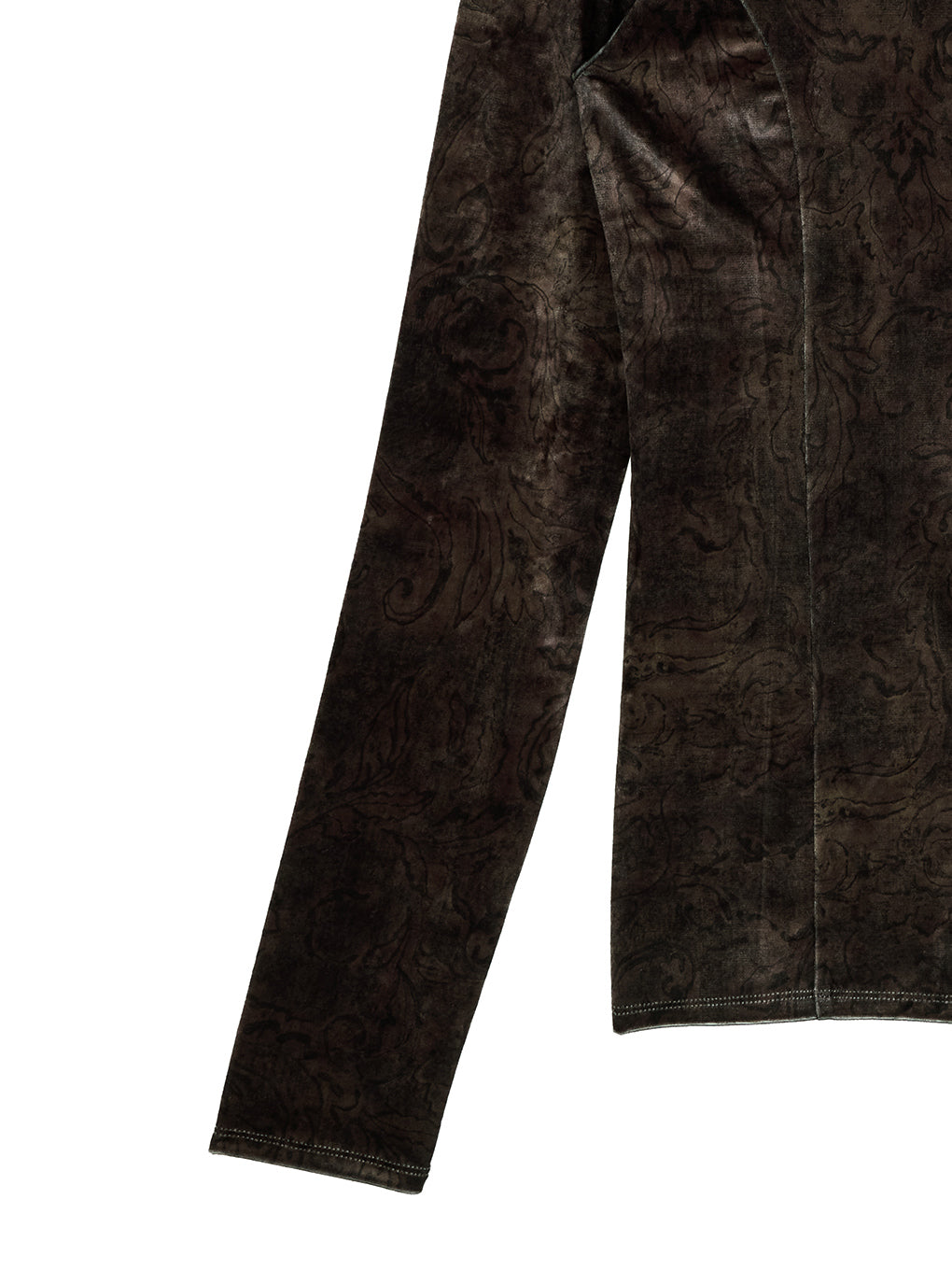 VINTAGE PAISLEY VELOUR TOP