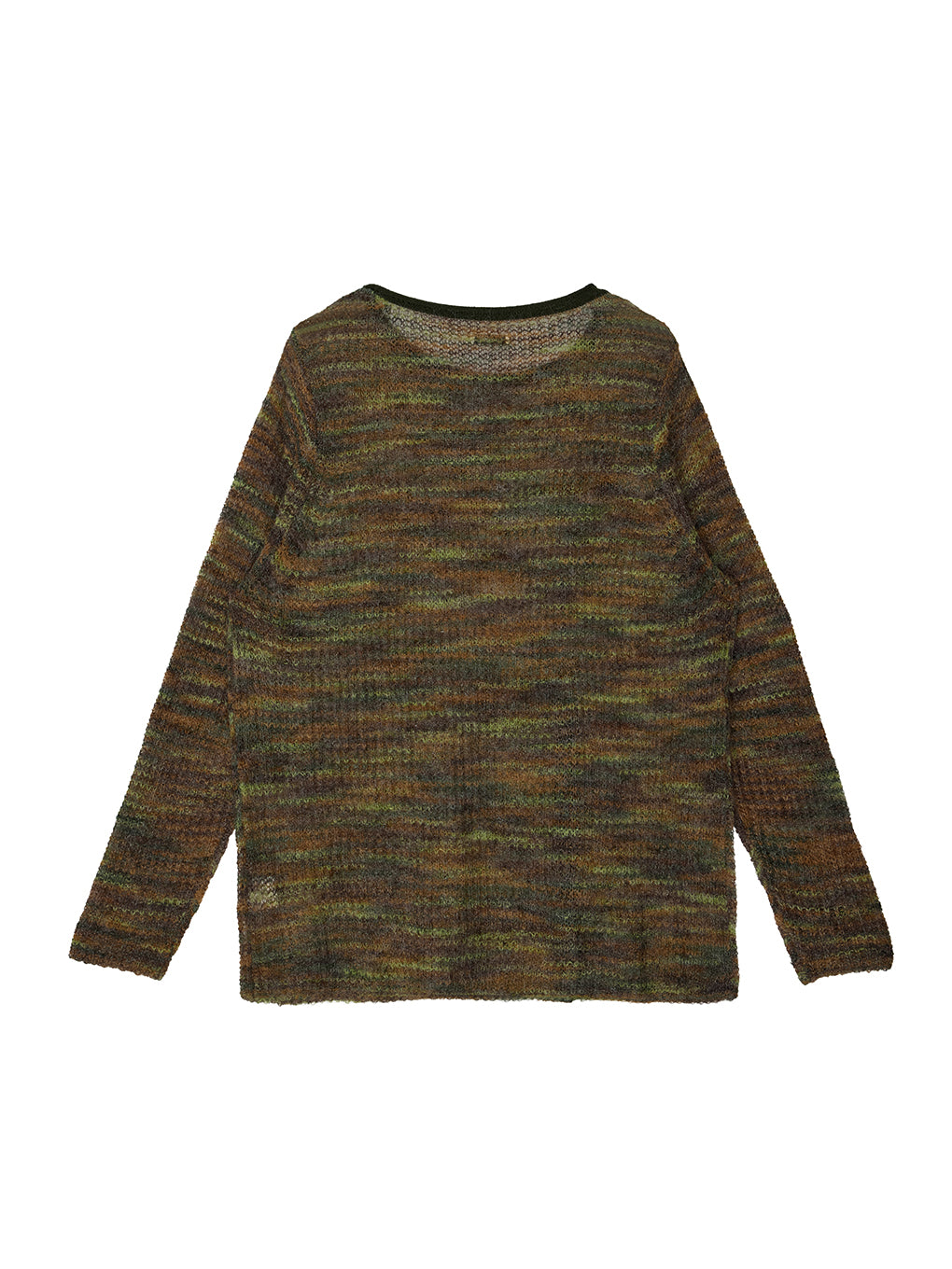 VARIEGATED SHEER KNIT TOP