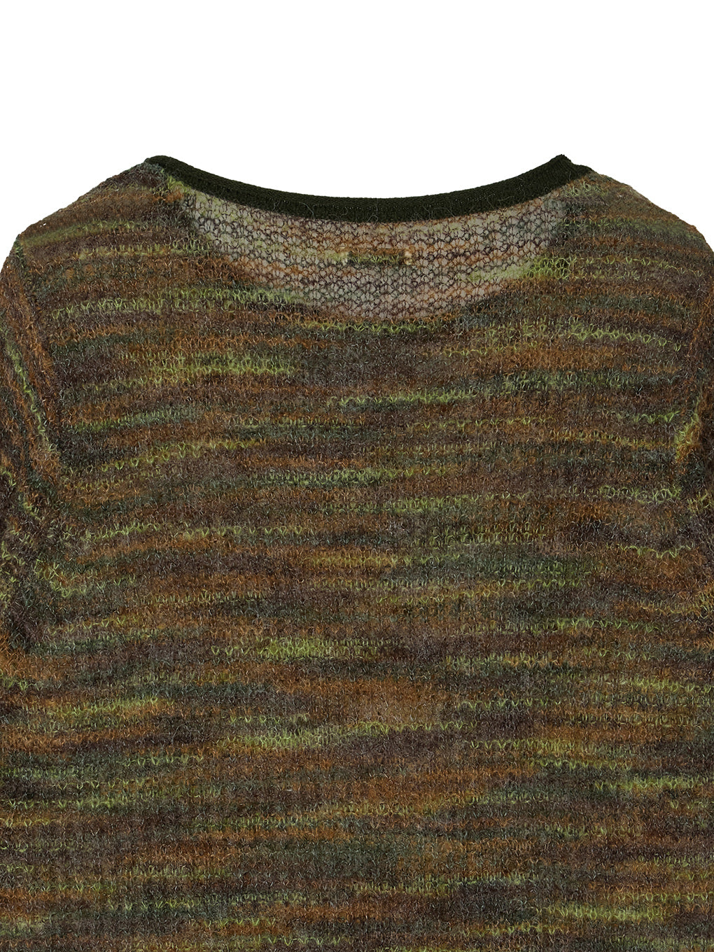 VARIEGATED SHEER KNIT TOP