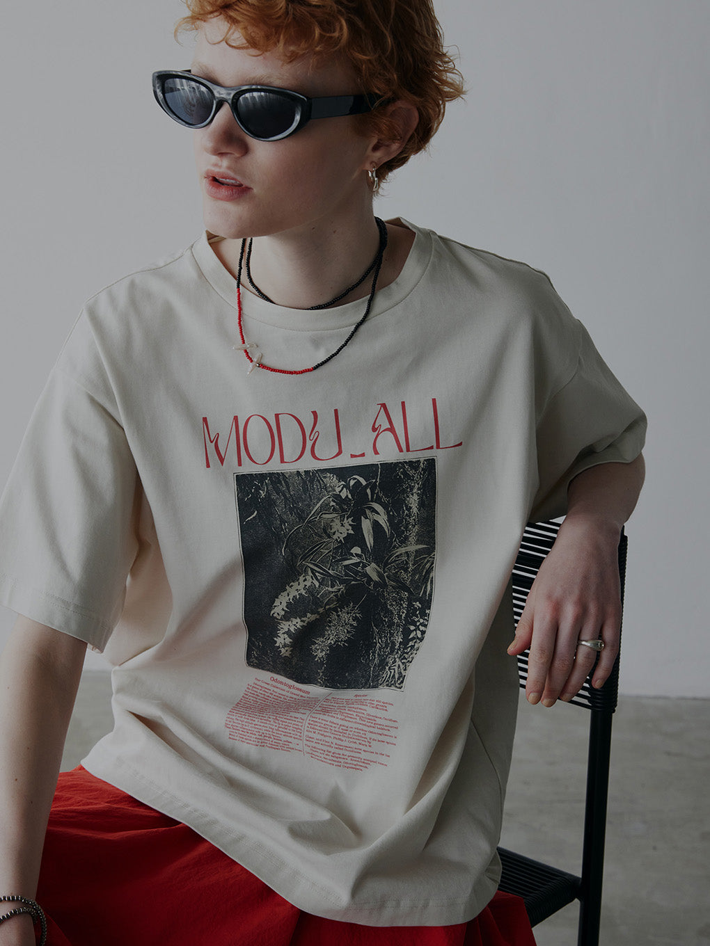 24SS CONCEPT PRINT TEE アイボリー - 半袖(Tシャツ)