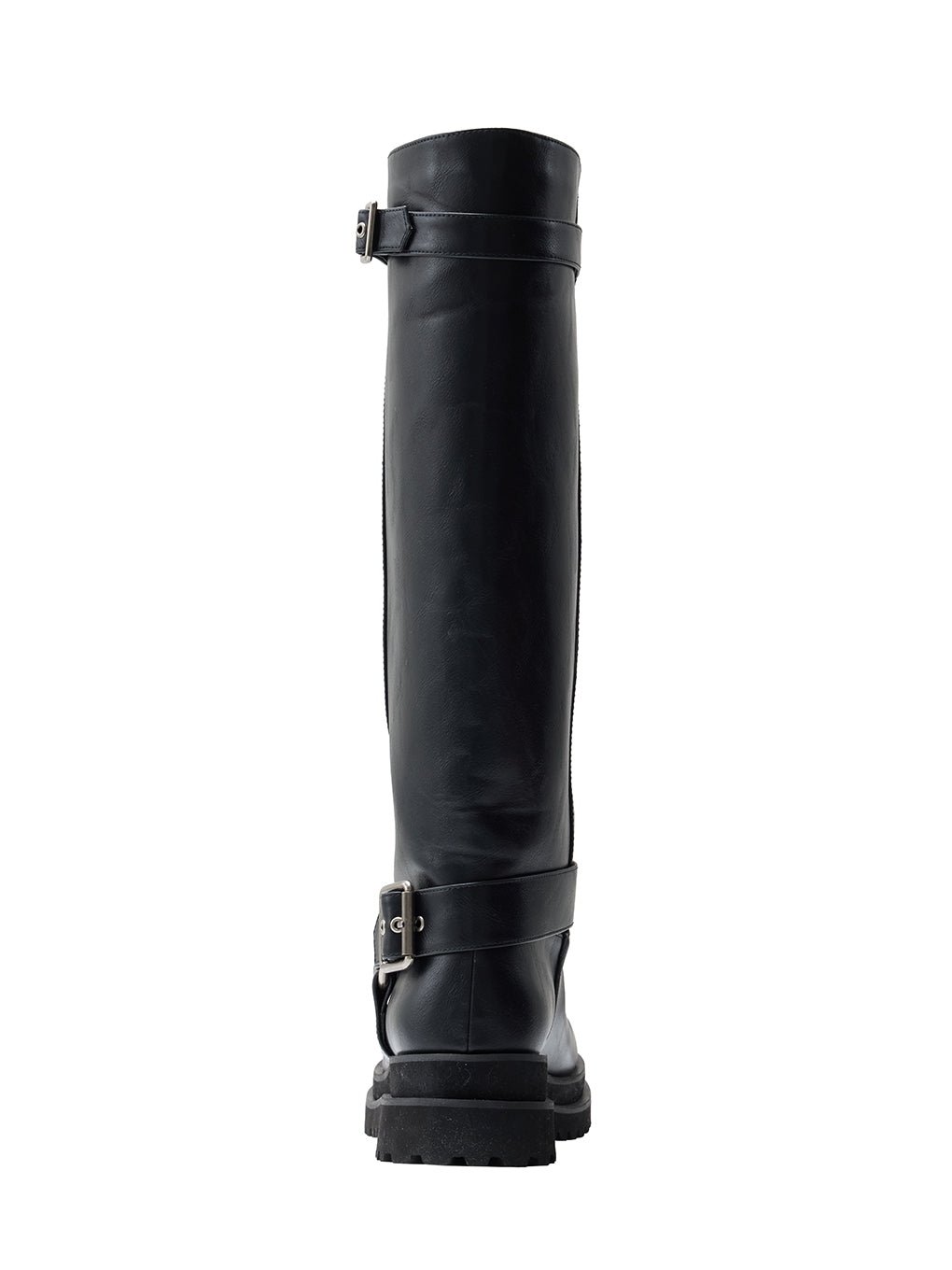 SIDE WAVE BUCKLE LONG BOOTS
