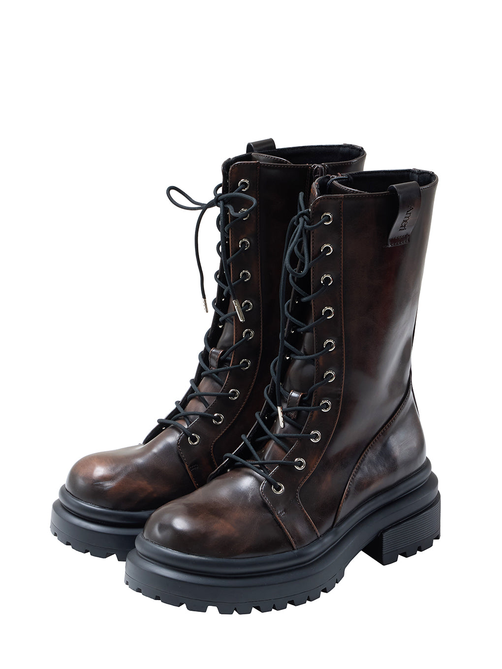 LACE UP TANK SOLE BOOTS