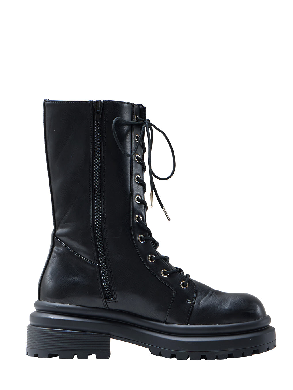 LACE UP TANK SOLE BOOTS