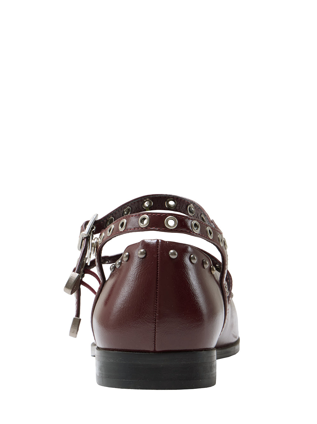 STUDS STRAP BALLET SHOES