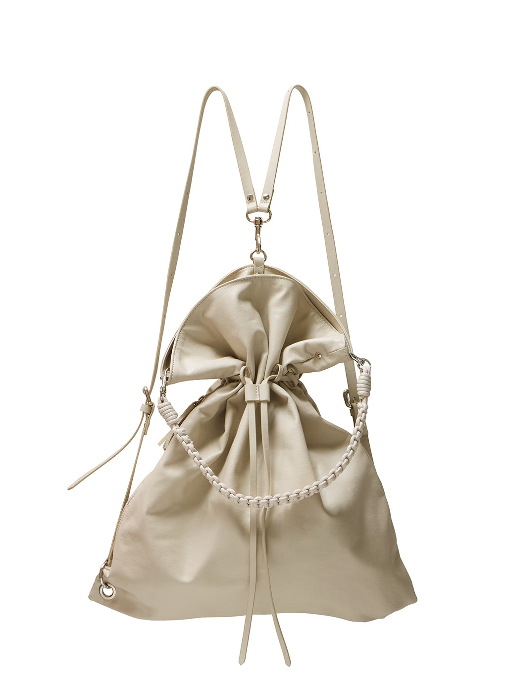 MANY WAY SYNTHETIC LEATHER BAG