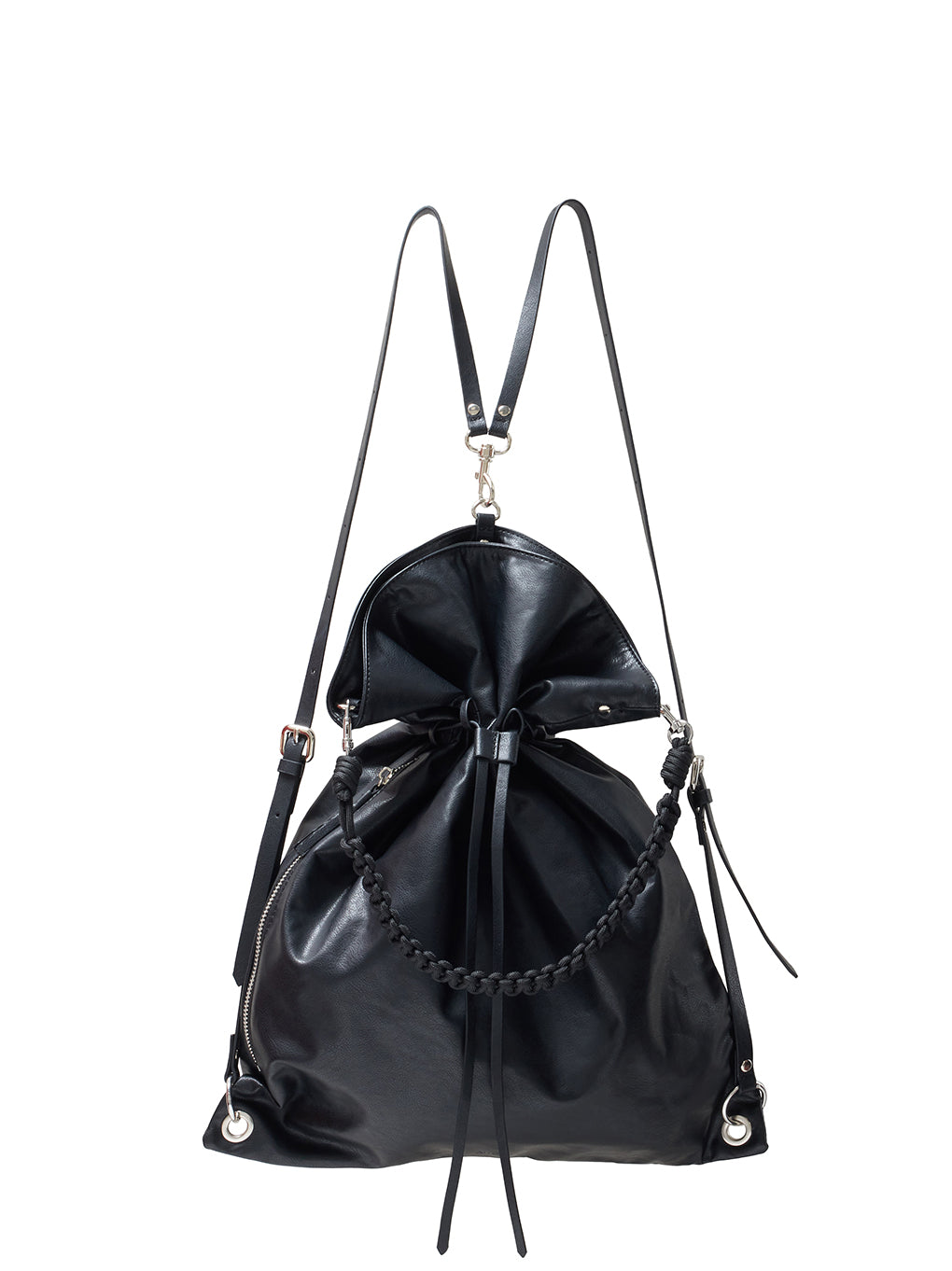 MANY WAY SYNTHETIC LEATHER BAG