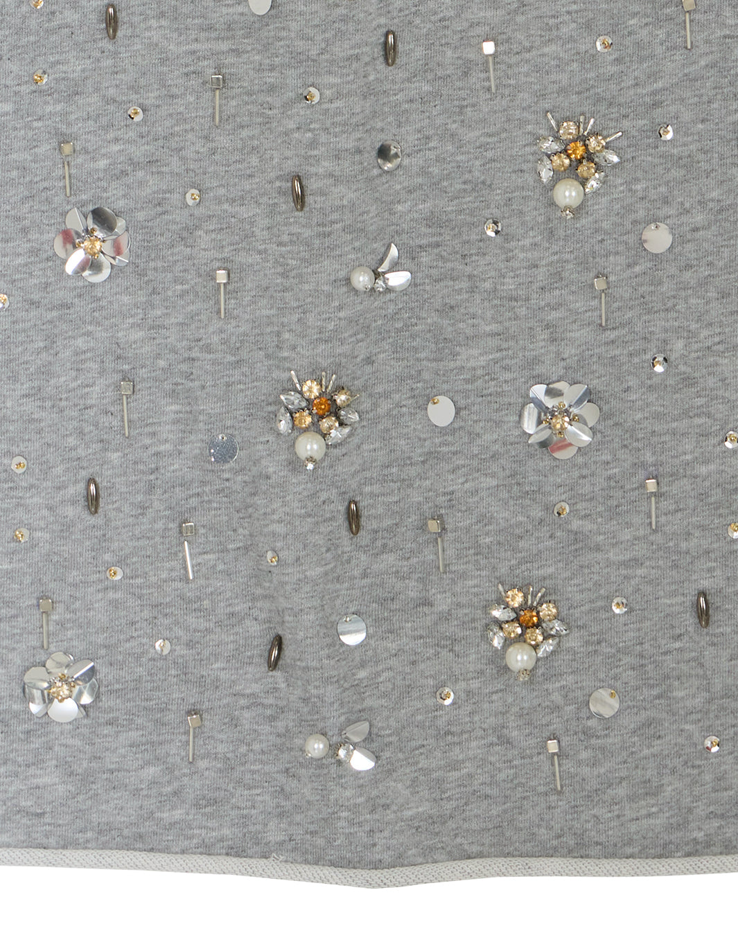 BIJOU MOTIF SWEAT SKIRT