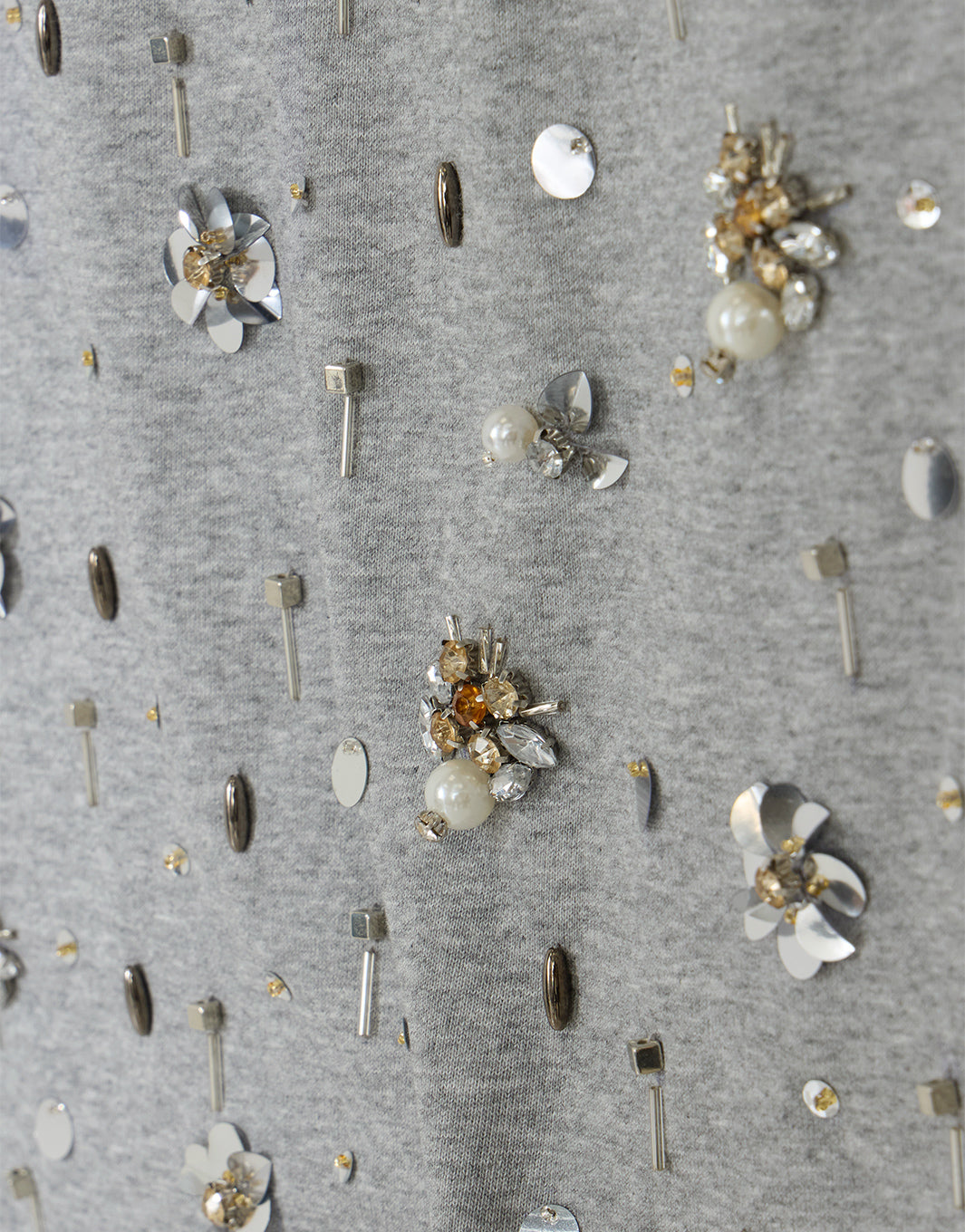 BIJOU MOTIF SWEAT SKIRT