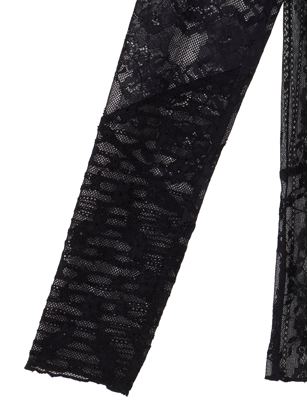 LACE PATCHWORK ASYMMETRY TOP