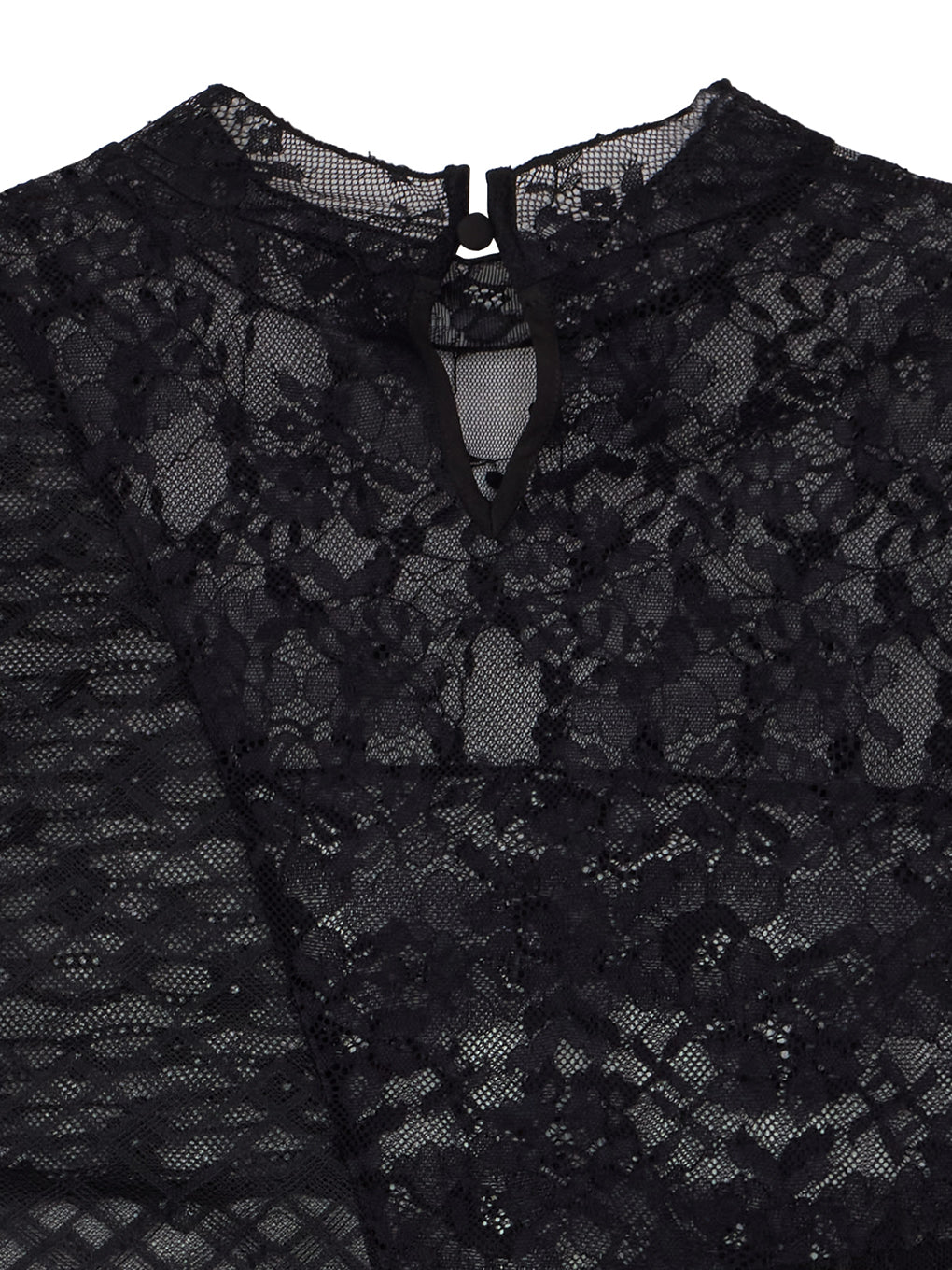 LACE PATCHWORK ASYMMETRY TOP