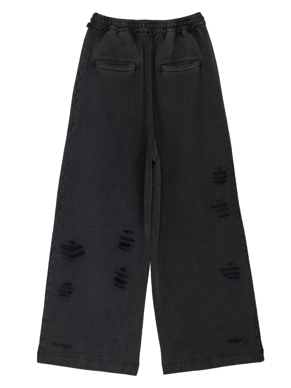 SULFUR DYEING WIDE SWEAT PANTS