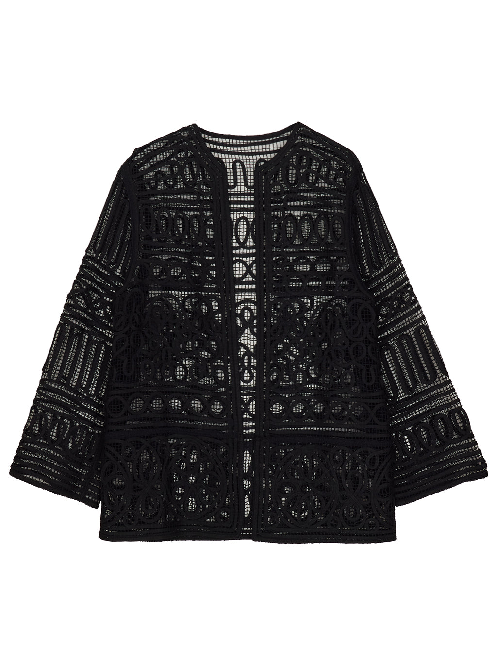 BATTEN LACE LIKE KNIT JACKET