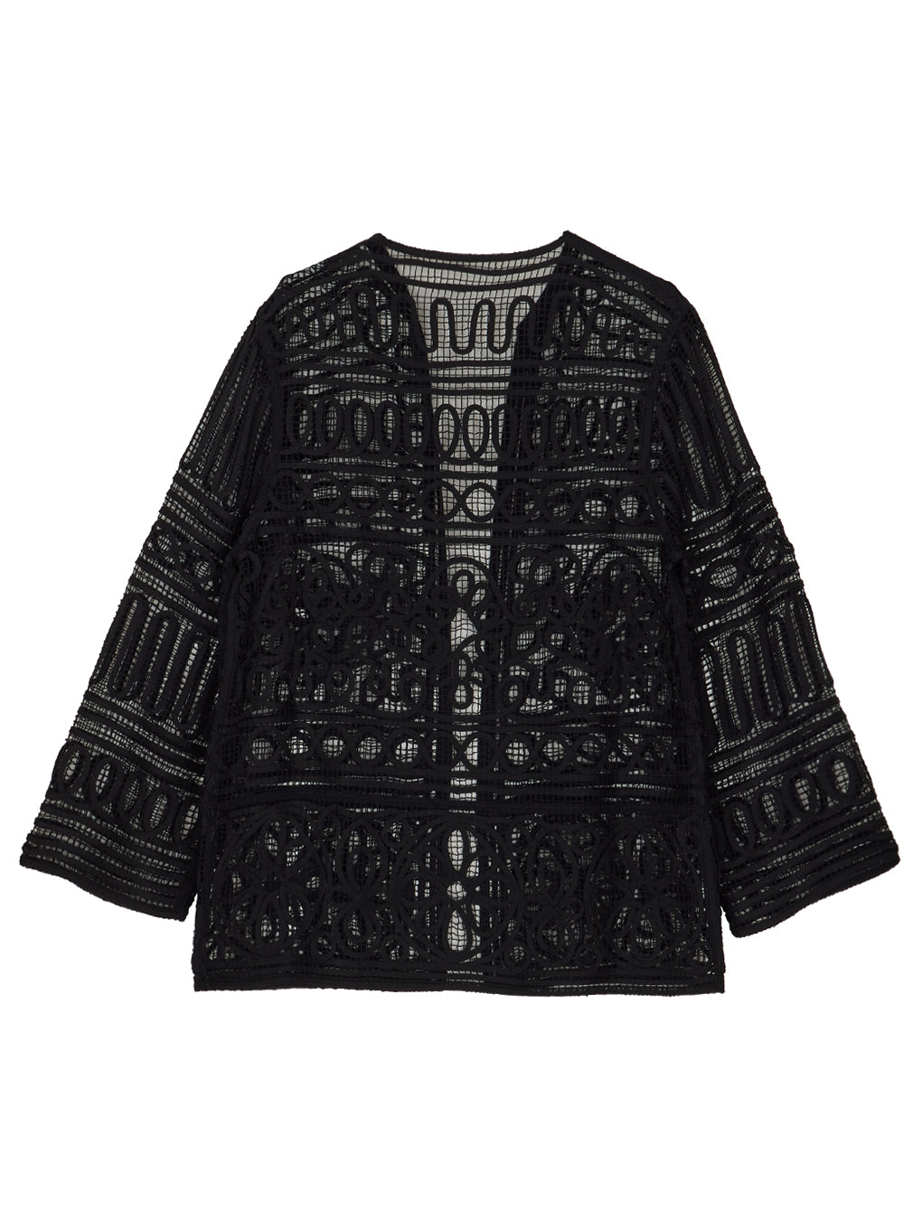 BATTEN LACE LIKE KNIT JACKET