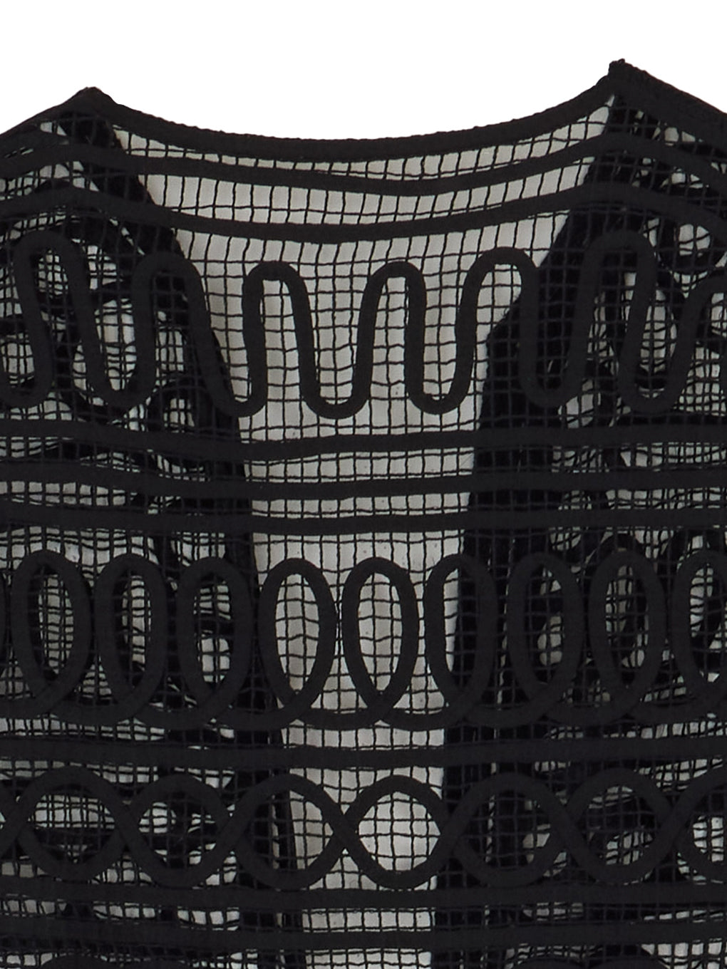 BATTEN LACE LIKE KNIT JACKET