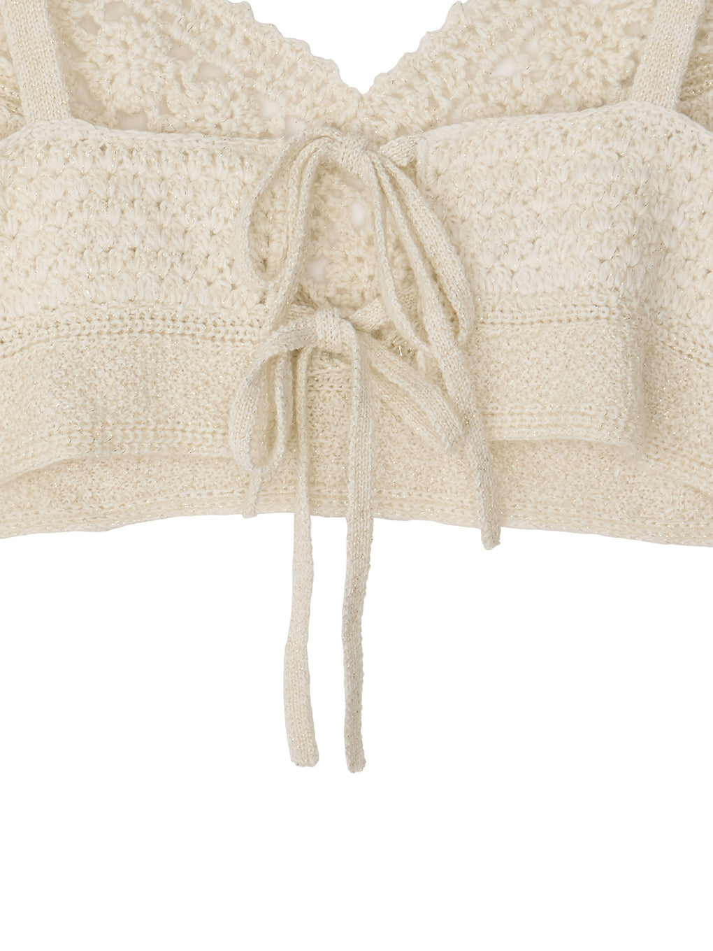 FLOWER MOTIF MOHAIR KNIT BISTIER